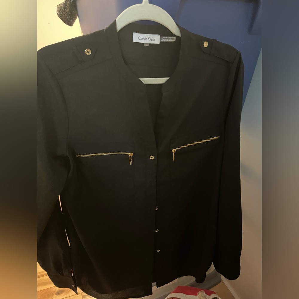 Black Calvin Klein blouse